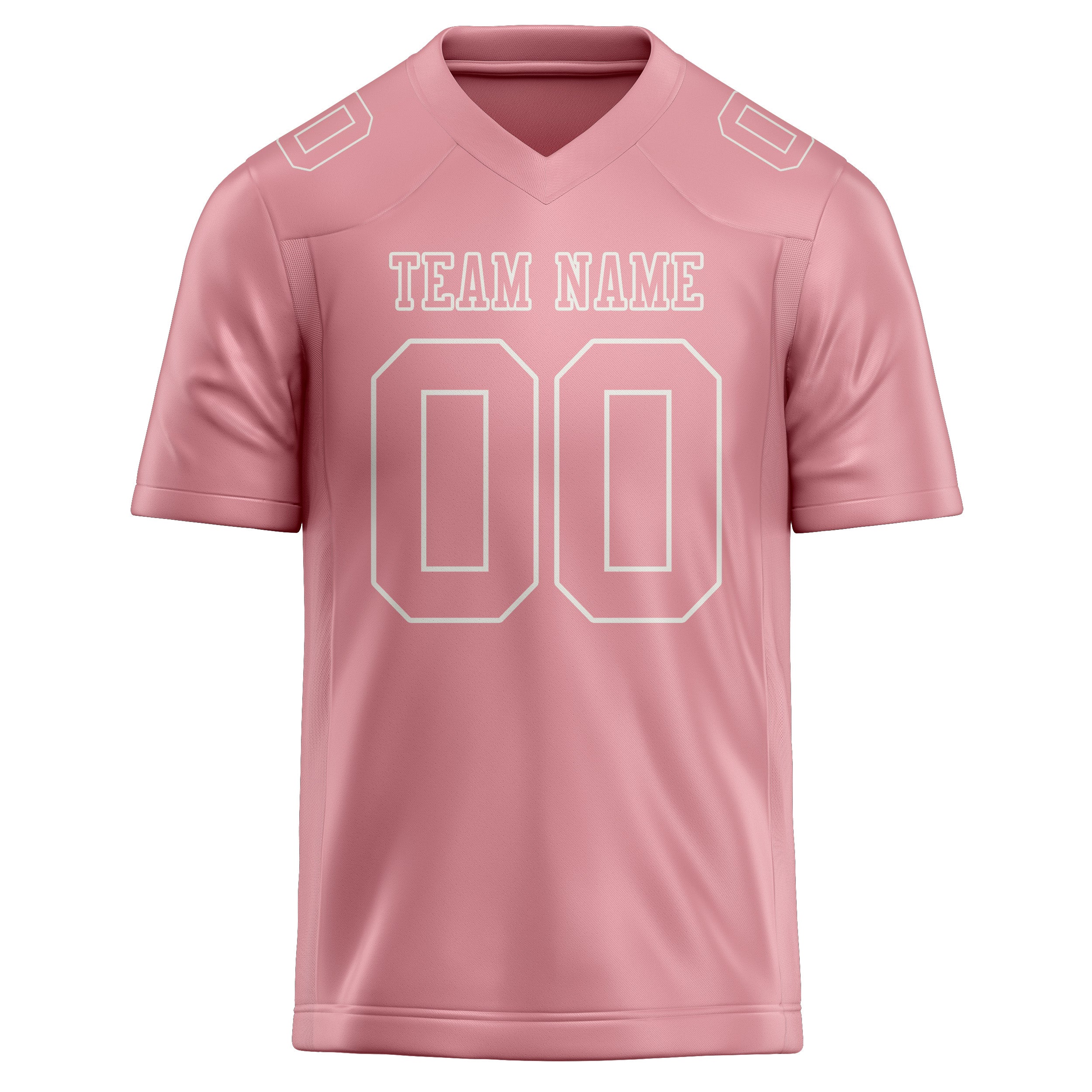 Maßgeschneidertes Professionelles Rosa Rosa Rugbytrikot