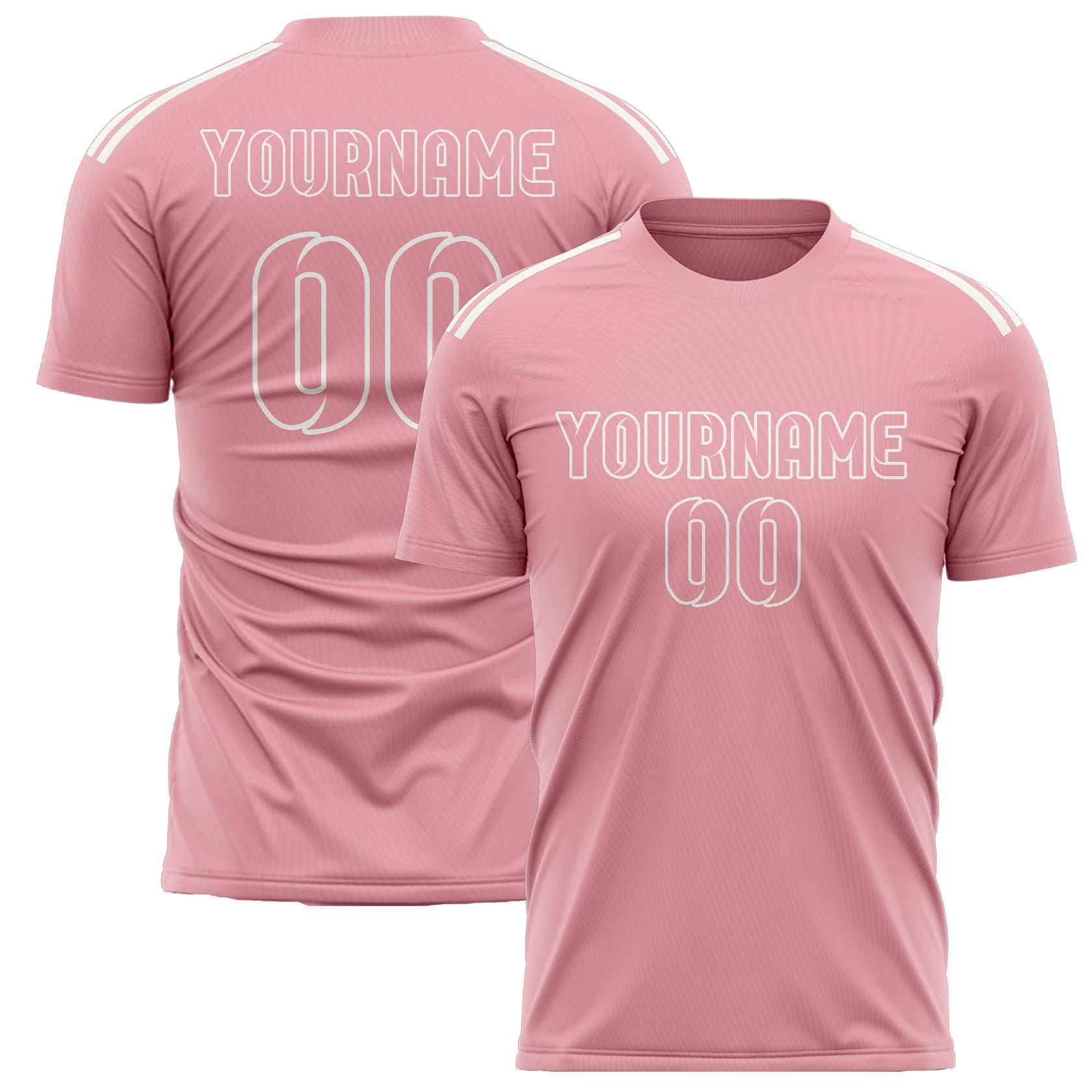 Benutzerdefiniertes Professionelles Rosa Rosa Fußballtrikot