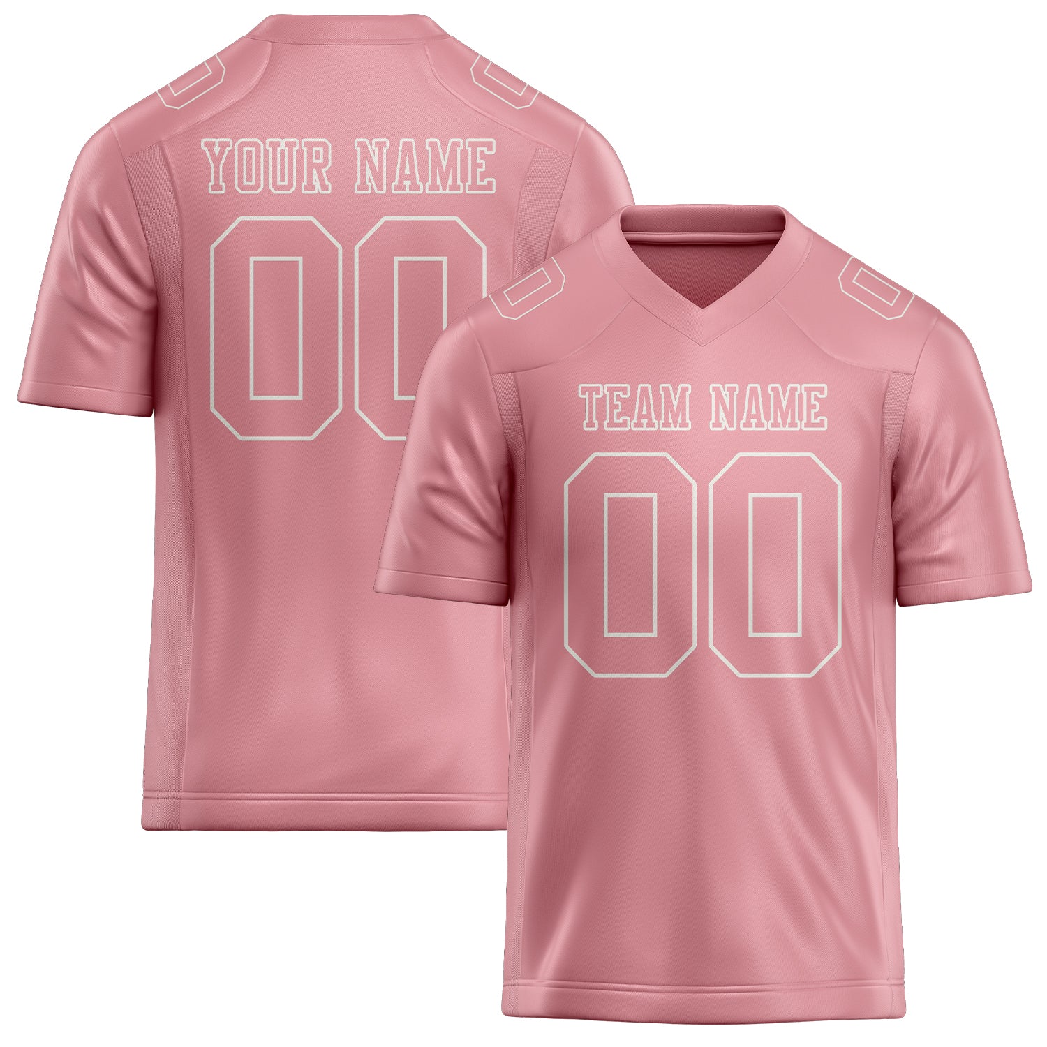 Maßgeschneidertes Professionelles Rosa Rosa Rugbytrikot