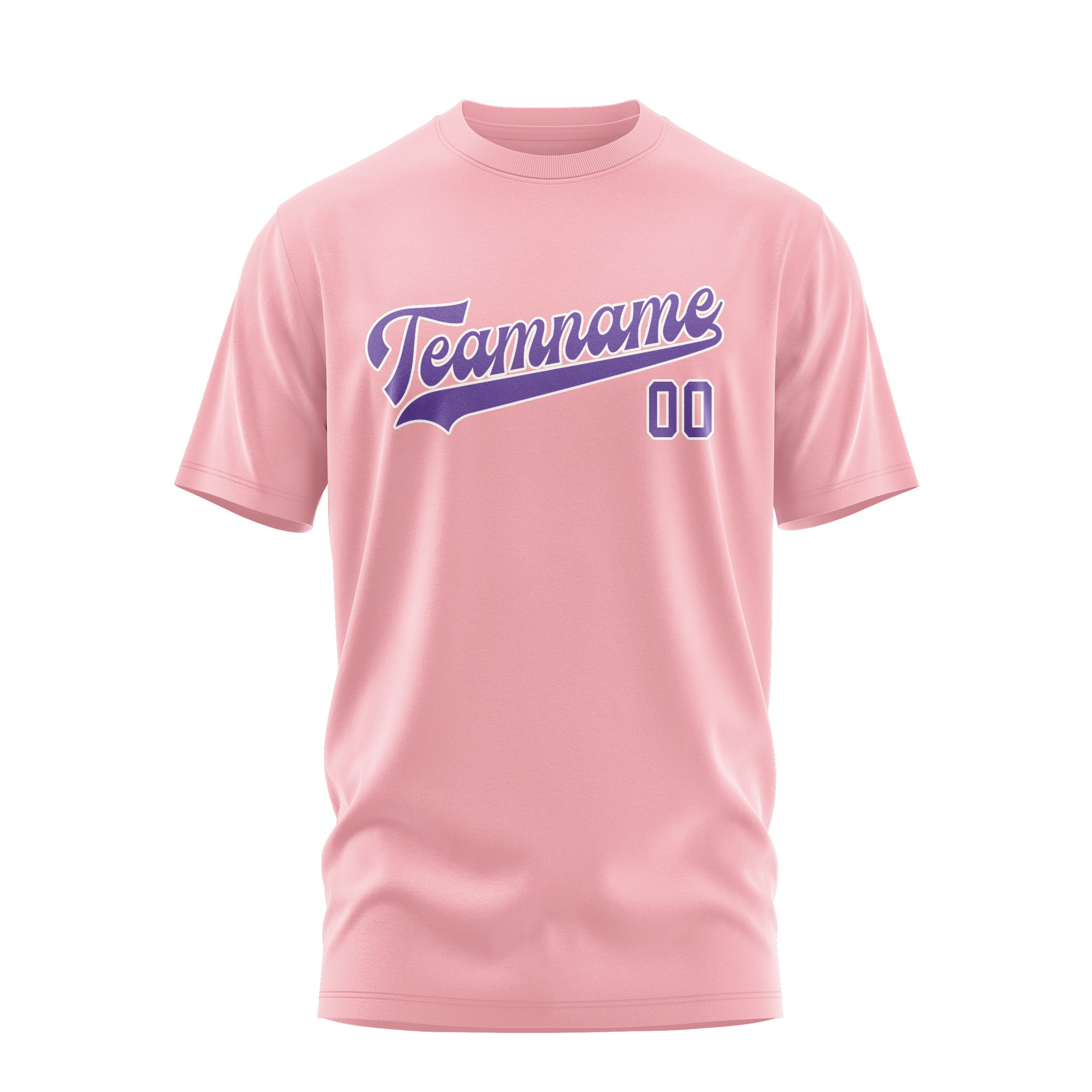 Maßgeschneidertes Rosa Lavendel T-Shirt
