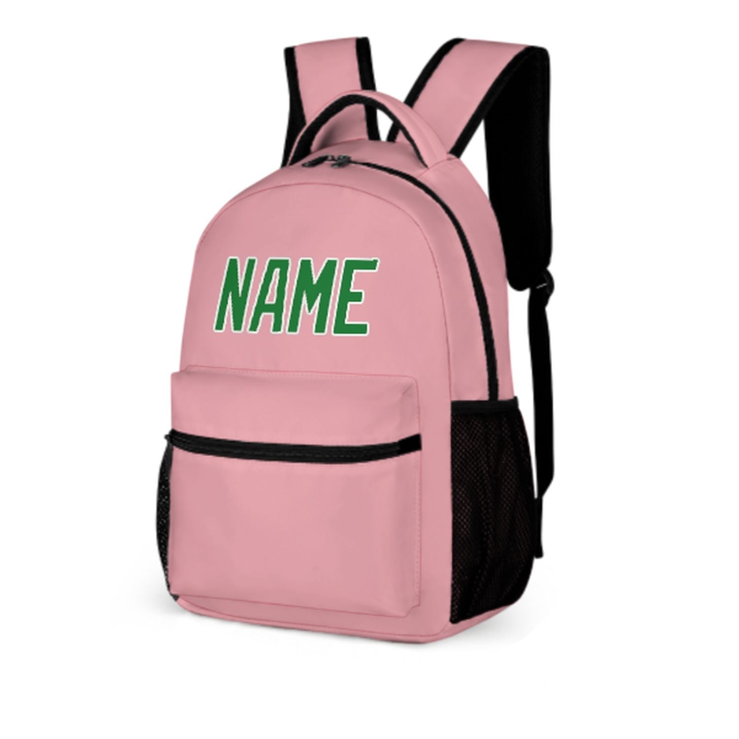 Maßgeschneidertes Rosa Smaragdgrün Kinderrucksack
