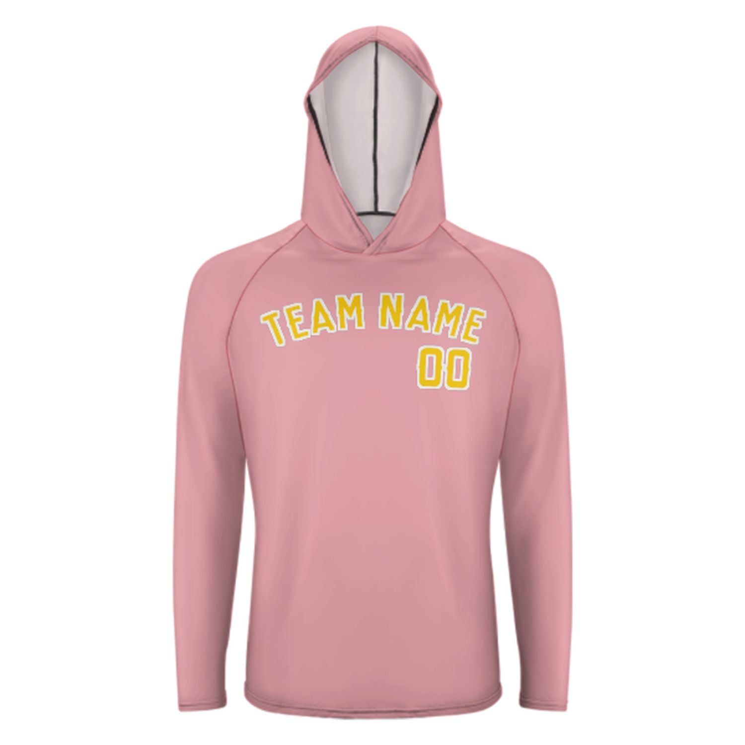 Maßgeschneidertes Rosa Gold UV-Hoodie