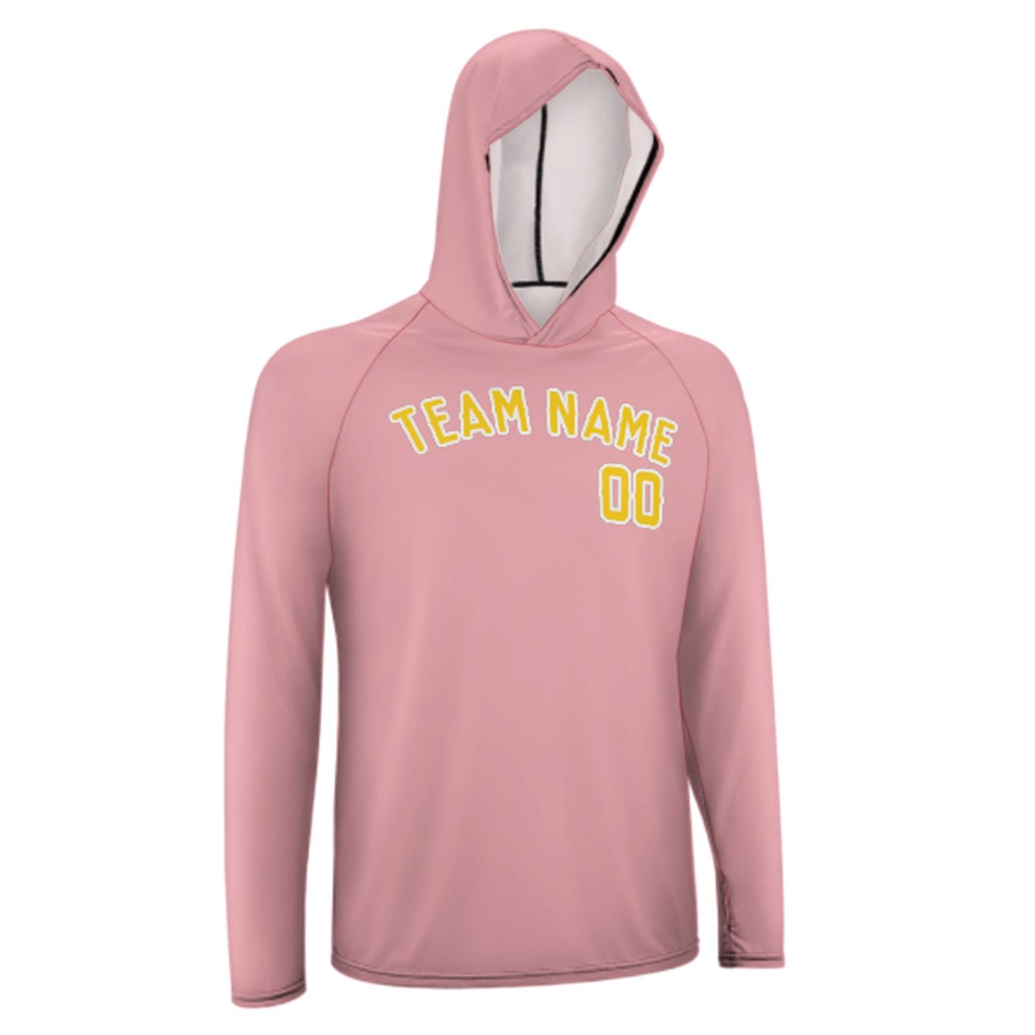Maßgeschneidertes Rosa Gold UV-Hoodie