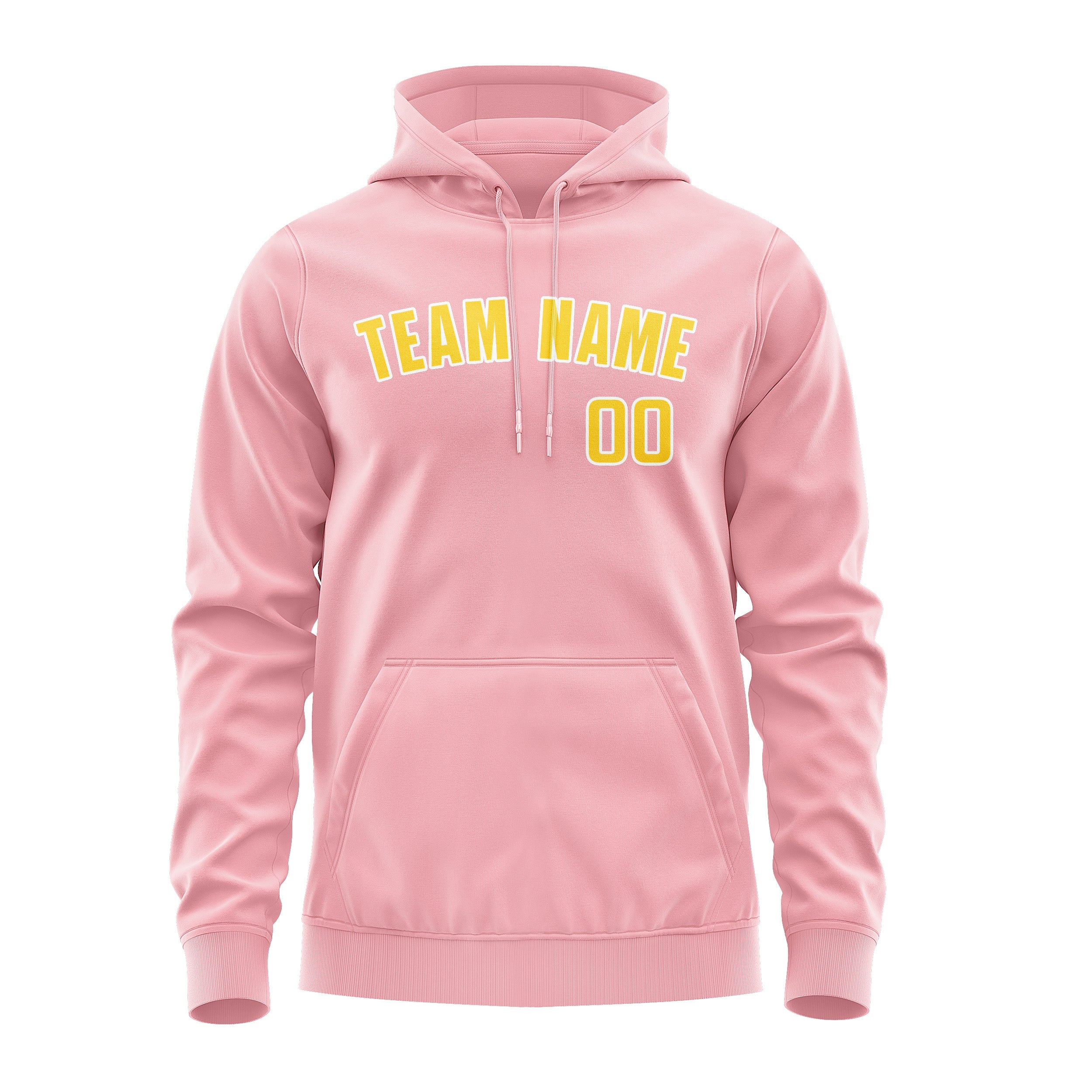 Maßgeschneidertes Rosa Gold Hoodie