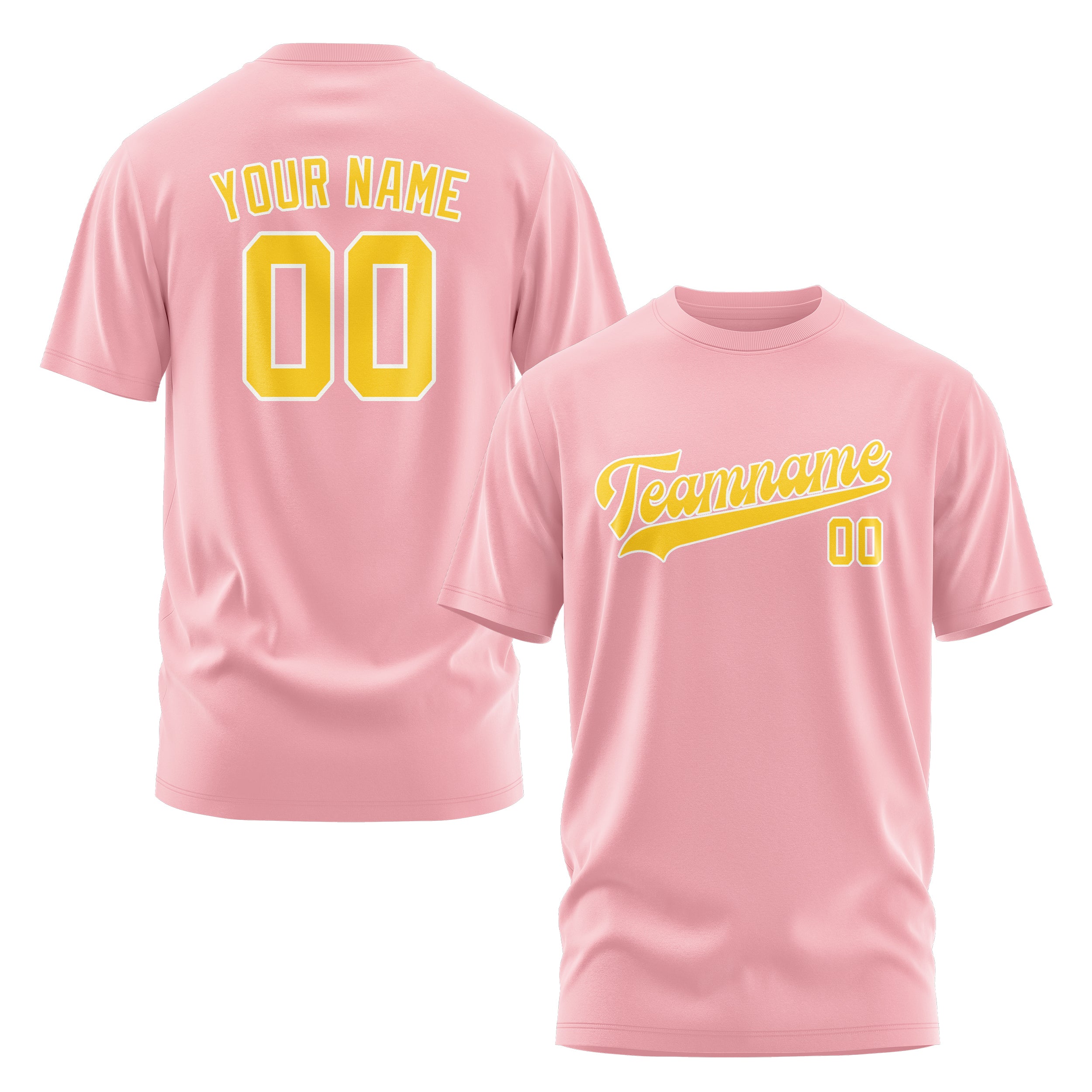 Maßgeschneidertes Rosa Gold T-Shirt
