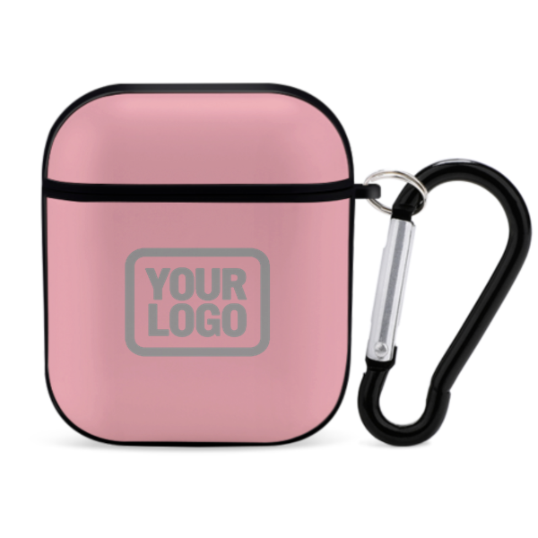 Maßgeschneidertes Rosa Grau AirPods-Hülle