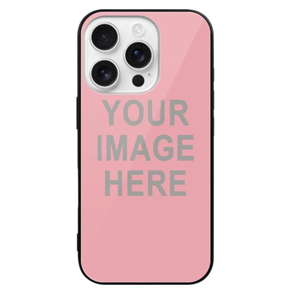 Custodia per telefono personalizzata rosa e grigia