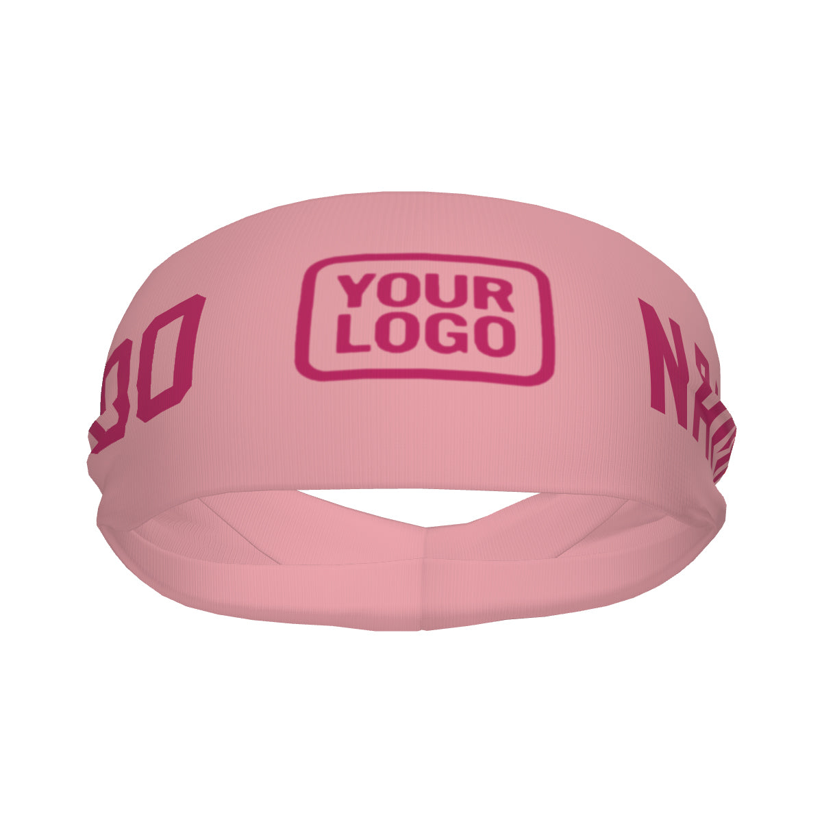 Maßgeschneidertes Rosa Rosarot Sport Stirnband