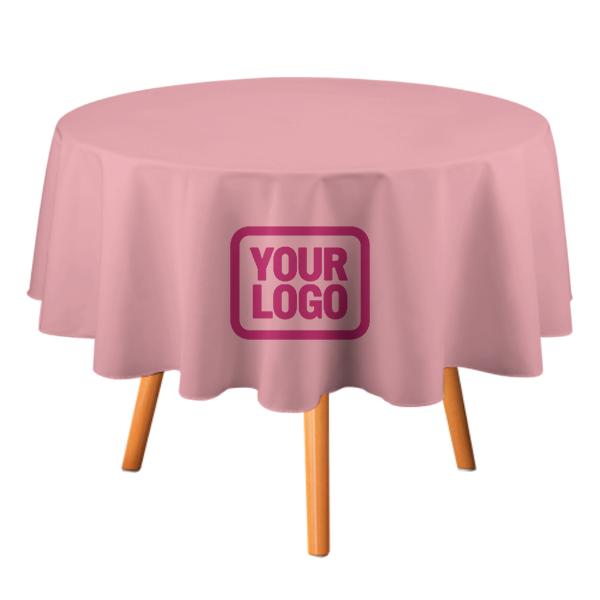 Maßgeschneidertes Rosa Rosarot Runde Tischdecke