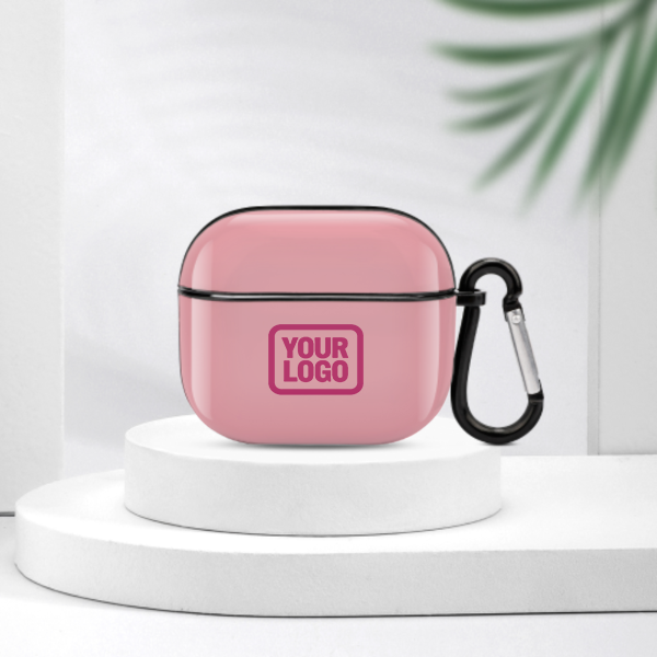 Maßgeschneidertes Rosa Rosarot AirPods-Hülle (3. Generation)