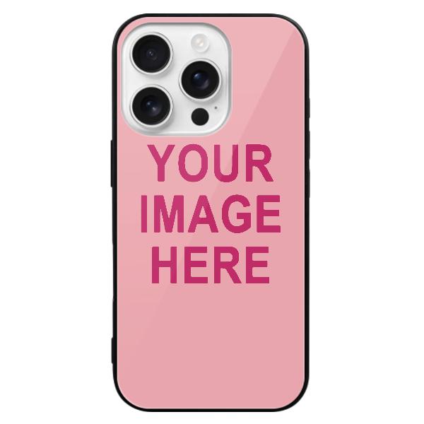 Custodia per telefono personalizzata rosa e rossa