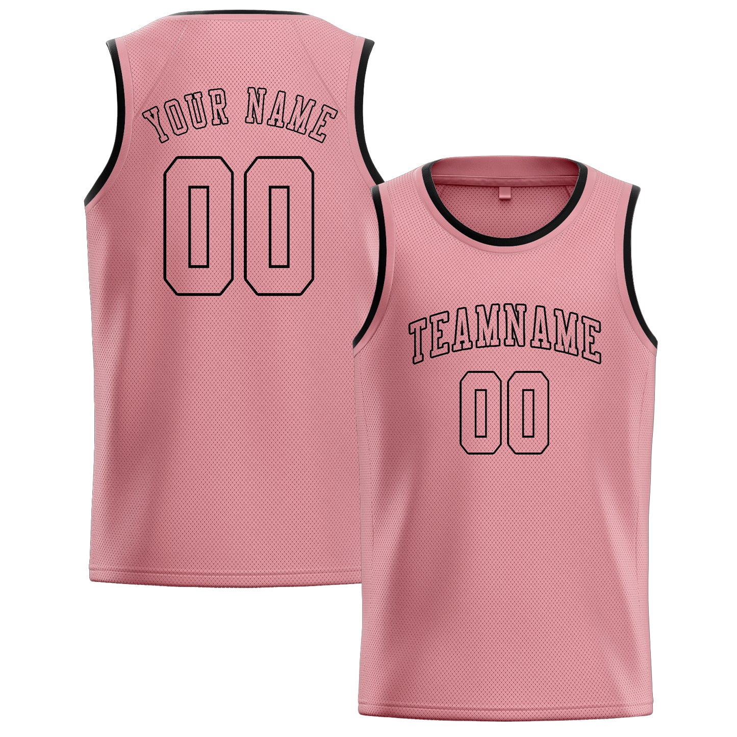 Benutzerdefiniertes Professionelles Rosa Rosa Basketballtrikot