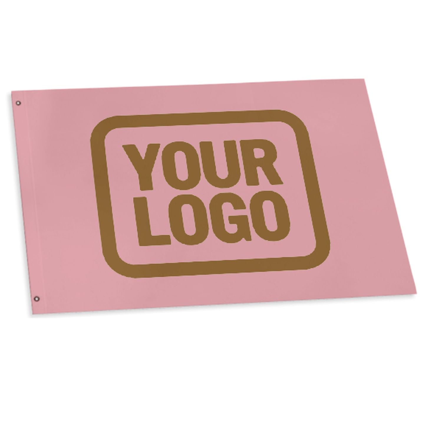 Maßgeschneidertes Rosa Khaki Flagge