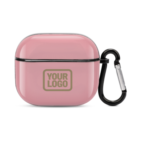 Maßgeschneidertes Rosa Hellkhaki AirPods-Hülle (3. Generation)