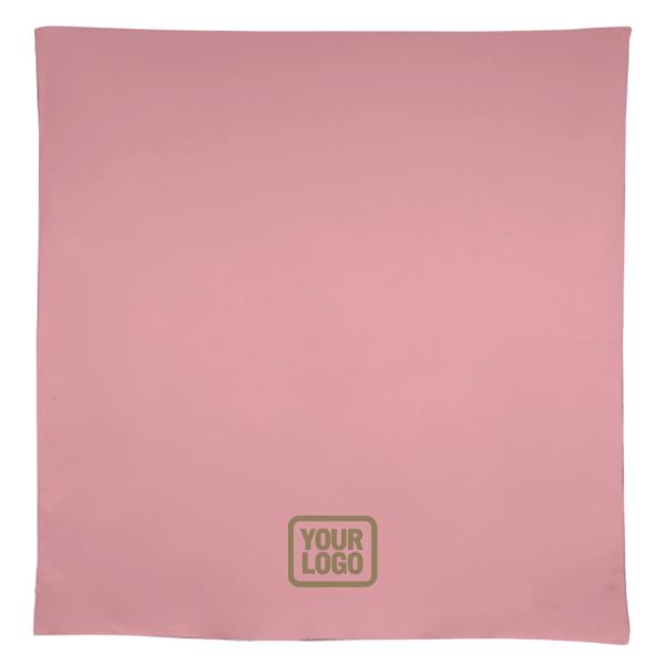 Tovaglia quadrata rosa kaki su misura