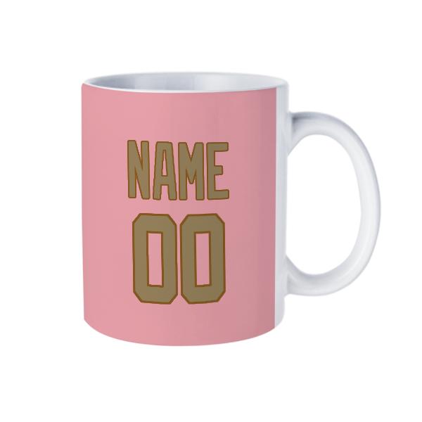 Tazza personalizzata rosa chiaro kaki