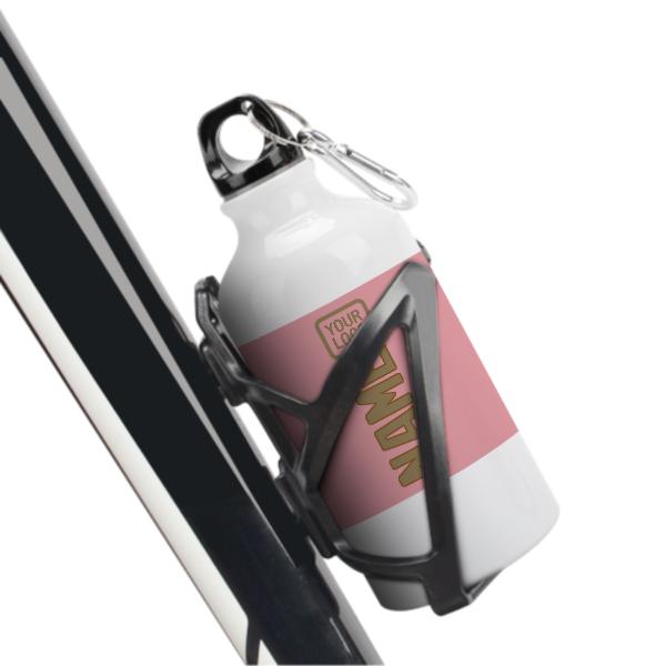 Maßgeschneidertes Rosa Hellkhaki Sportflasche