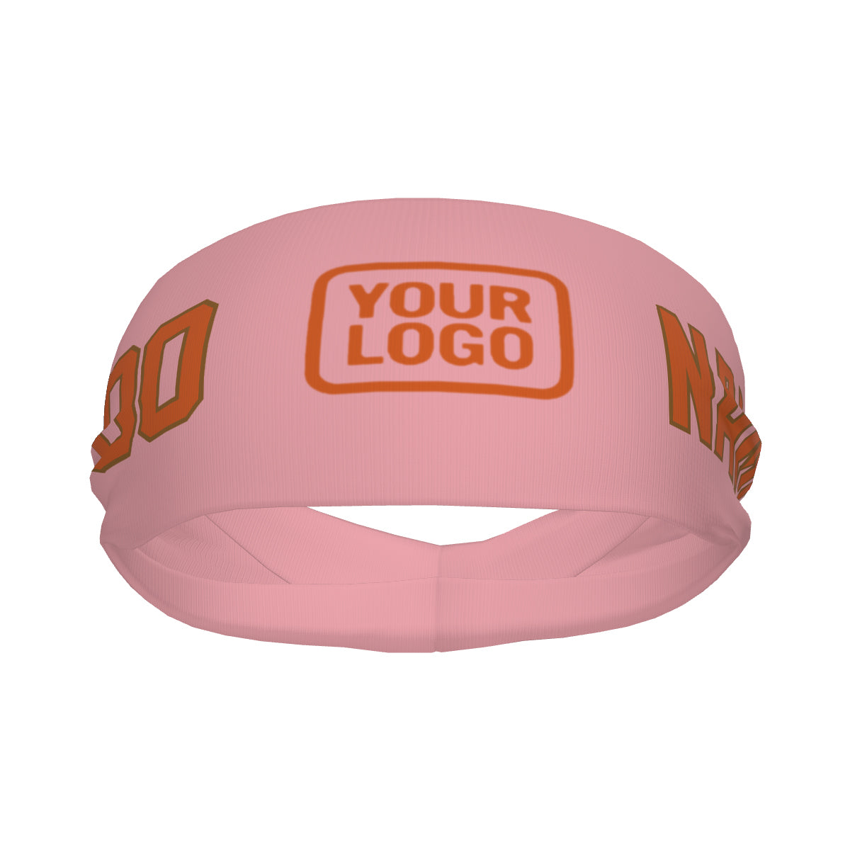 Maßgeschneidertes Rosa Orange Sport Stirnband