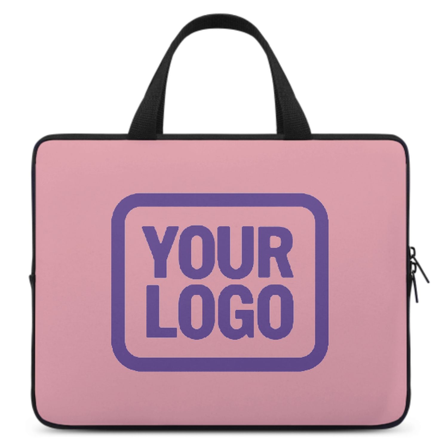 Maßgeschneidertes Rosa Light Purple Laptop Tasche