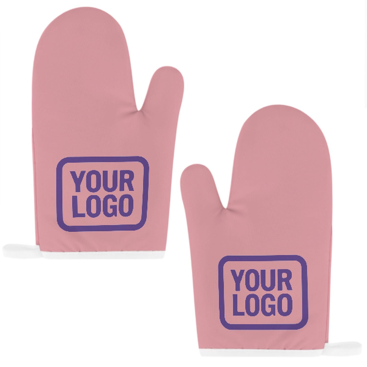 Maßgeschneidertes Rosa  Lavendel Topfhandschuh Set – 2-teilig