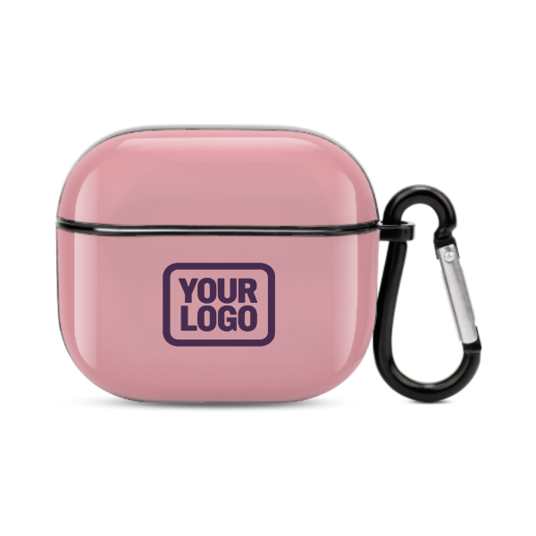 Maßgeschneidertes Rosa Lila AirPods-Hülle (3. Generation)