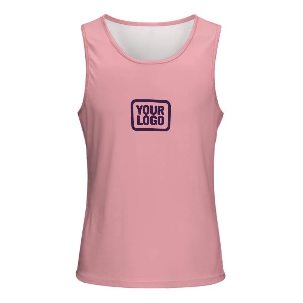 Maßgeschneidertes Rosa Lila Herren Tanktop