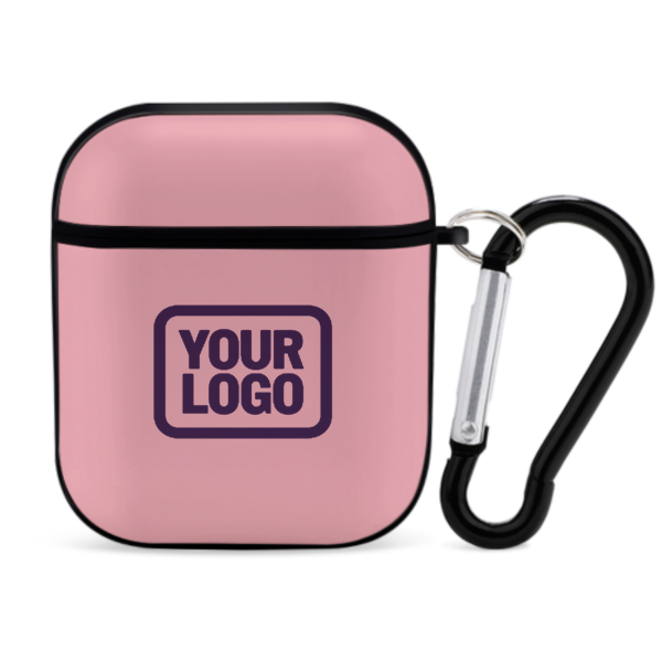 Maßgeschneidertes Rosa Lila AirPods-Hülle