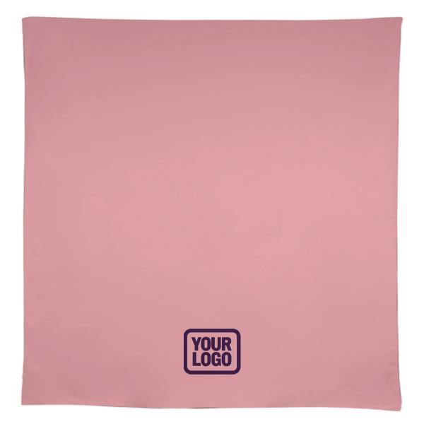 Tovaglia quadrata rosa lavanda su misura