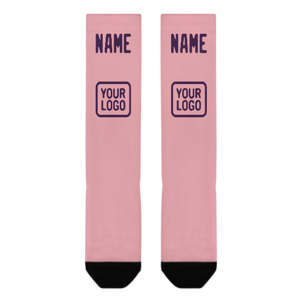 Maßgeschneidertes Rosa Lila Kniestrümpfe