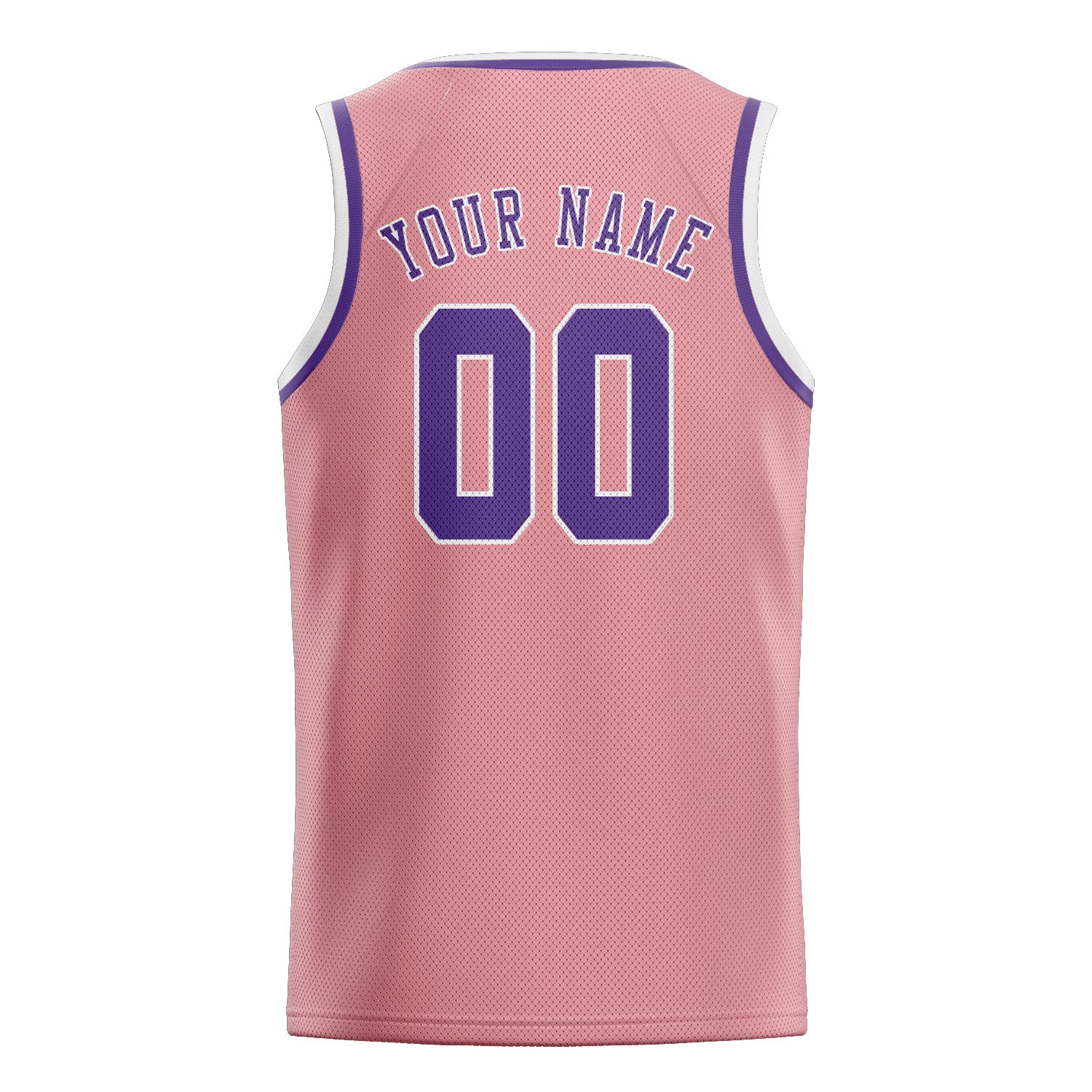 Benutzerdefiniertes Professionelles Rosa Lavendel Basketballtrikot
