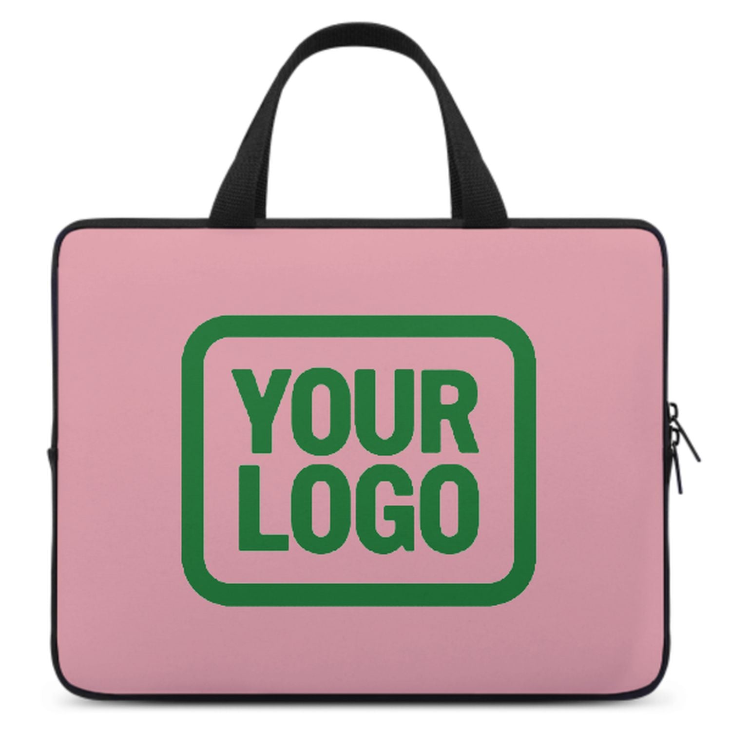 Maßgeschneidertes Rosa Emerald Green Laptop Tasche