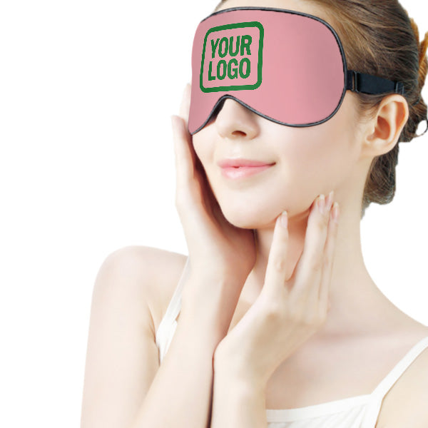 Maßgeschneidertes Rosa Smaragdgrün Schlafmaske