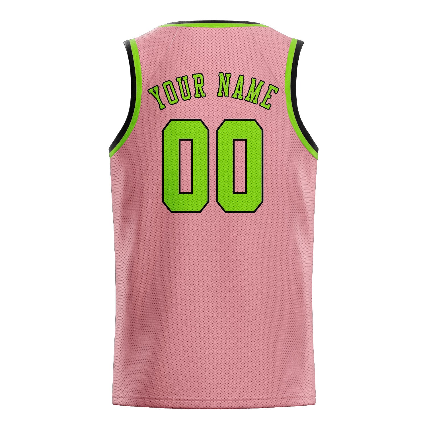 Benutzerdefiniertes Professionelles Rosa Smaragdgrün Basketballtrikot