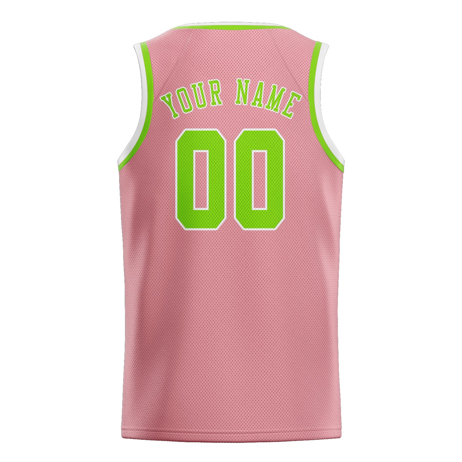 Benutzerdefiniertes Professionelles Rosa Smaragdgrün Basketballtrikot