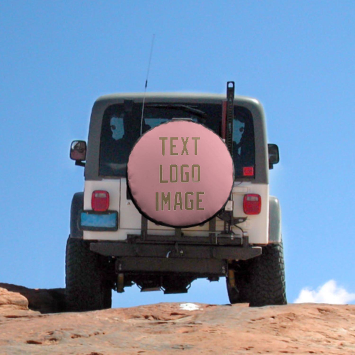 Maßgeschneidertes Rosa Hellkhaki LKW Reifen