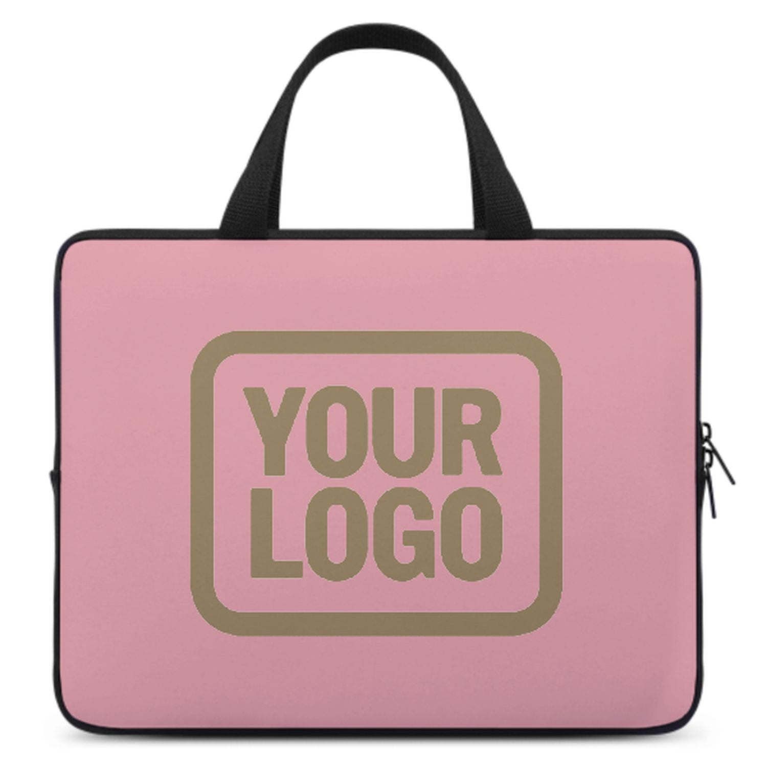 Maßgeschneidertes Rosa Light Khaki Laptop Tasche