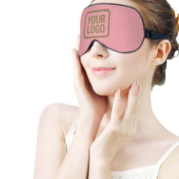 Maßgeschneidertes Rosa Hellkhaki Schlafmaske
