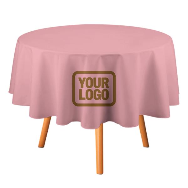 Maßgeschneidertes Rosa Khaki Runde Tischdecke