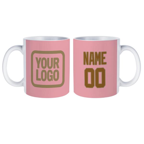 Tazza personalizzata rosa cachi