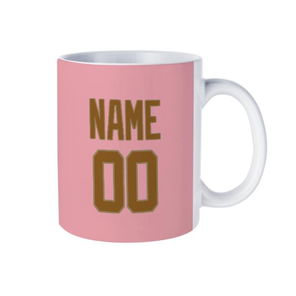 Tazza personalizzata rosa cachi