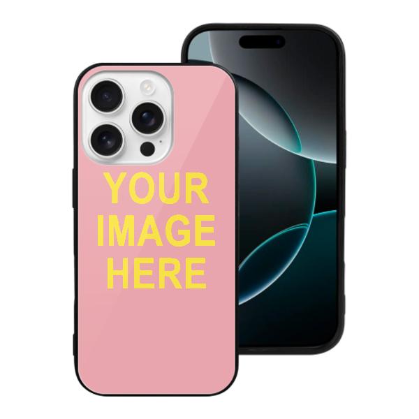 Custodia per telefono personalizzata rosa giallo pallido