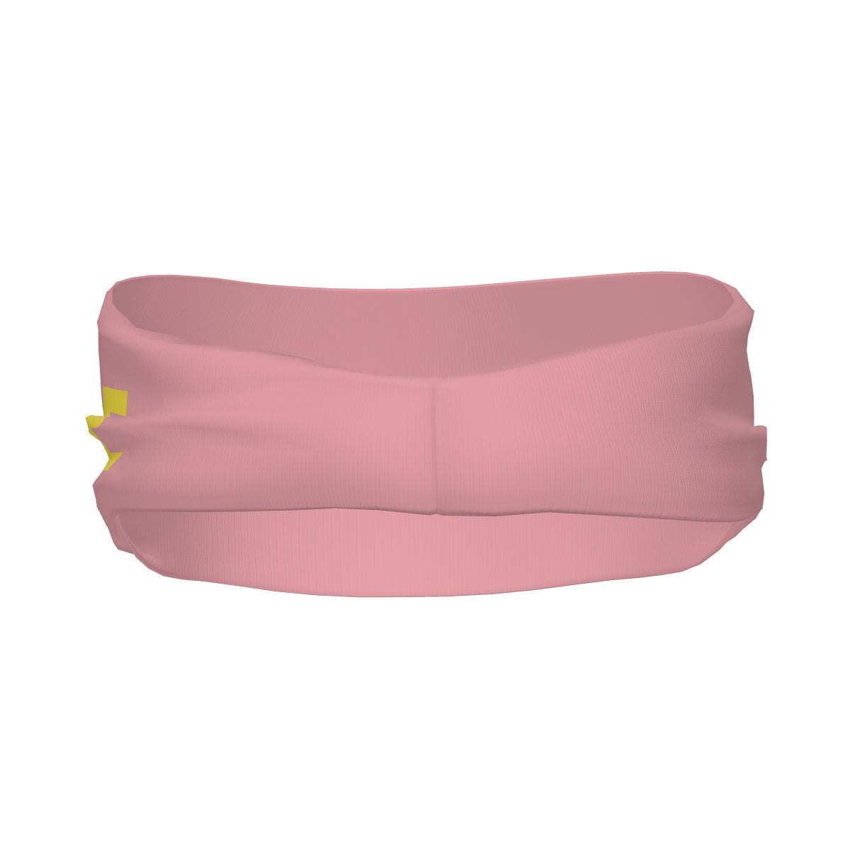 Maßgeschneidertes Rosa Blassgelb Sport Stirnband