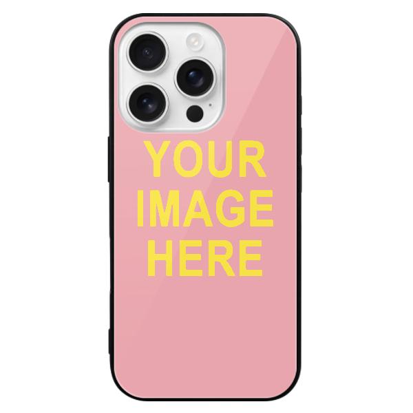 Custodia per telefono personalizzata rosa giallo pallido
