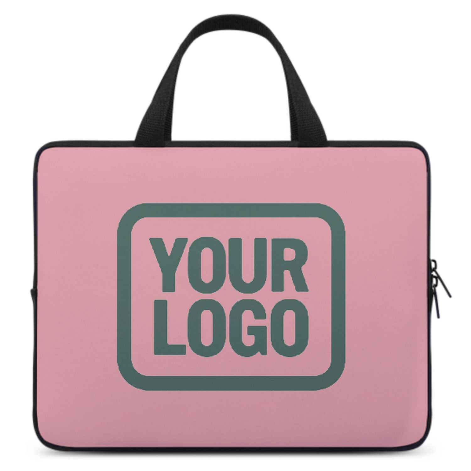 Maßgeschneidertes Rosa Blue Green Laptop Tasche