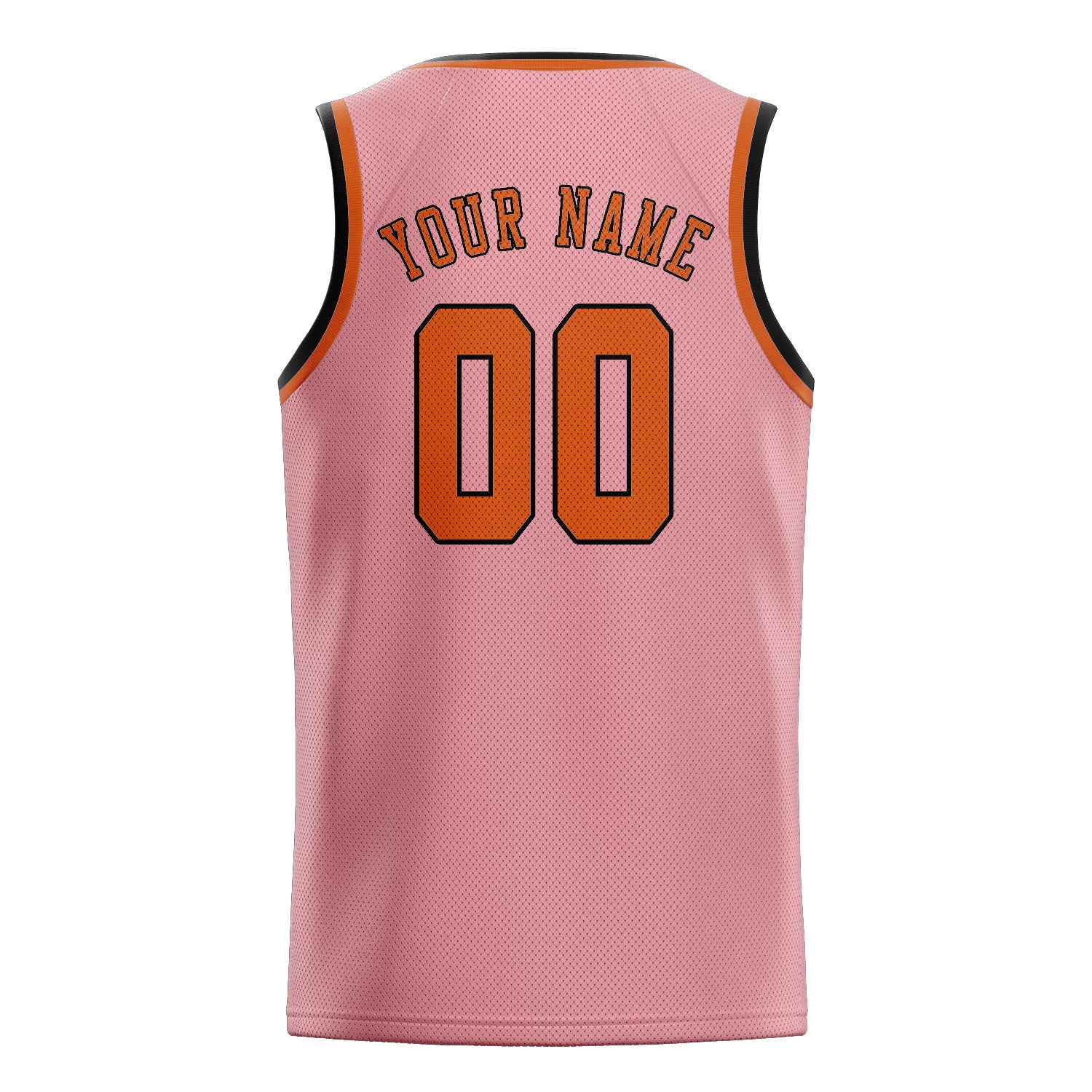 Benutzerdefiniertes Professionelles Rosa Orange Basketballtrikot
