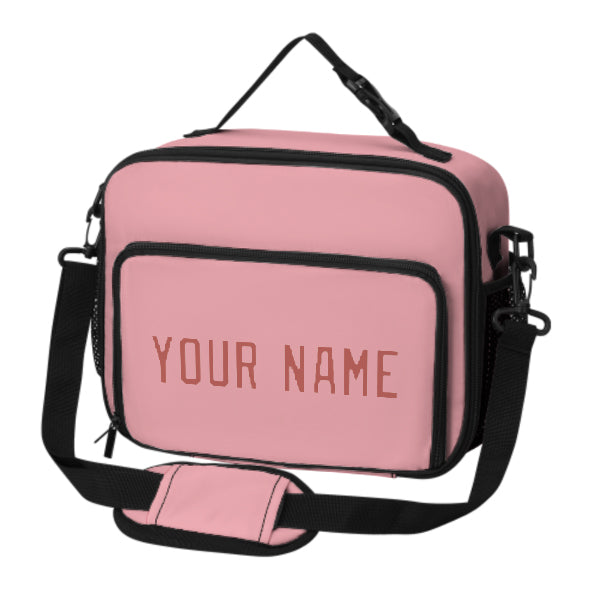 Maßgeschneidertes Rosa Copper Rose Lunch-Tasche