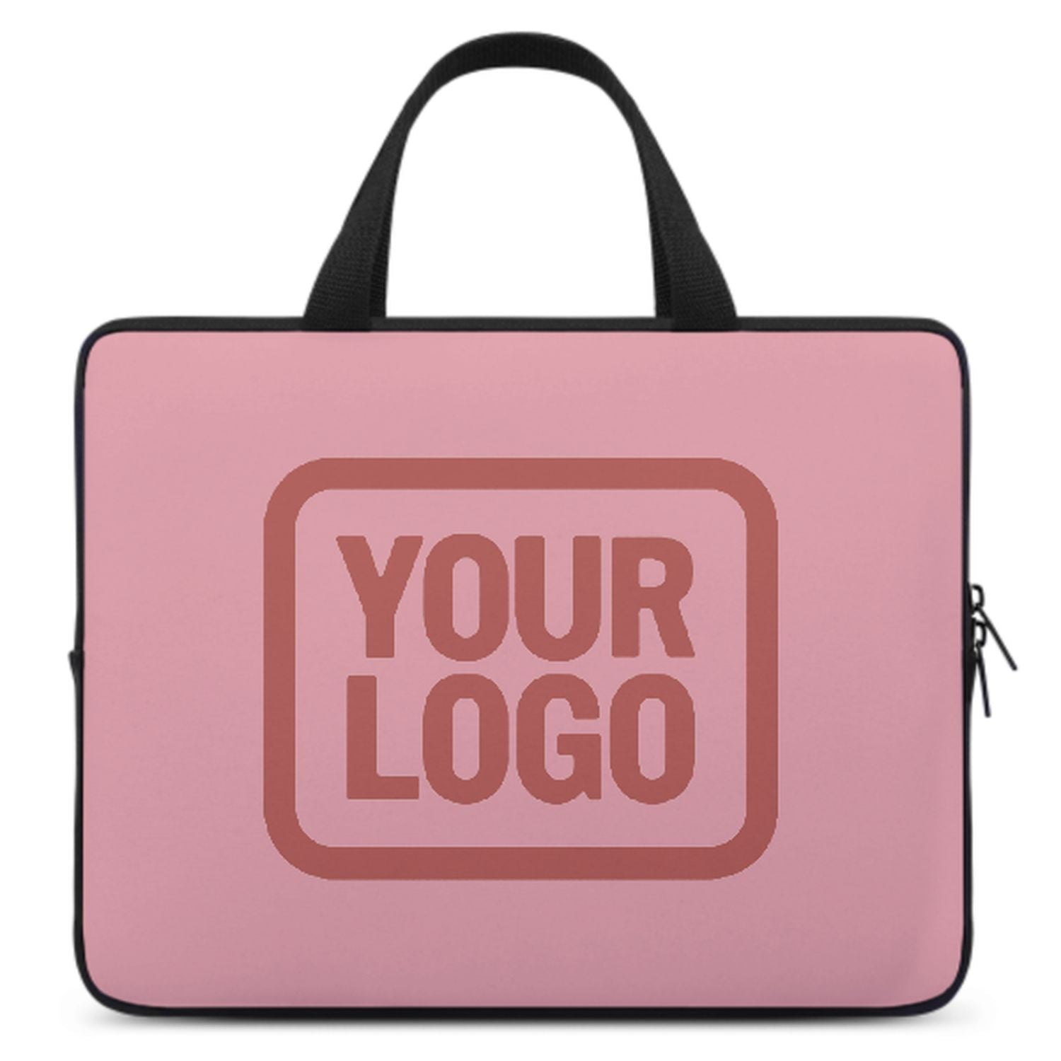 Maßgeschneidertes Rosa Copper Rose Laptop Tasche