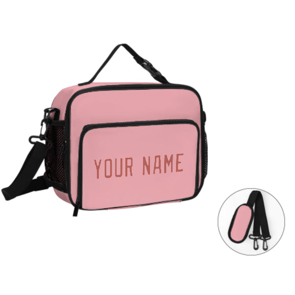 Maßgeschneidertes Rosa Copper Rose Lunch-Tasche