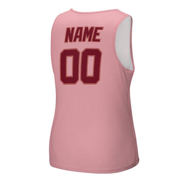Maßgeschneidertes Rosa Karmesinrot Herren Tanktop