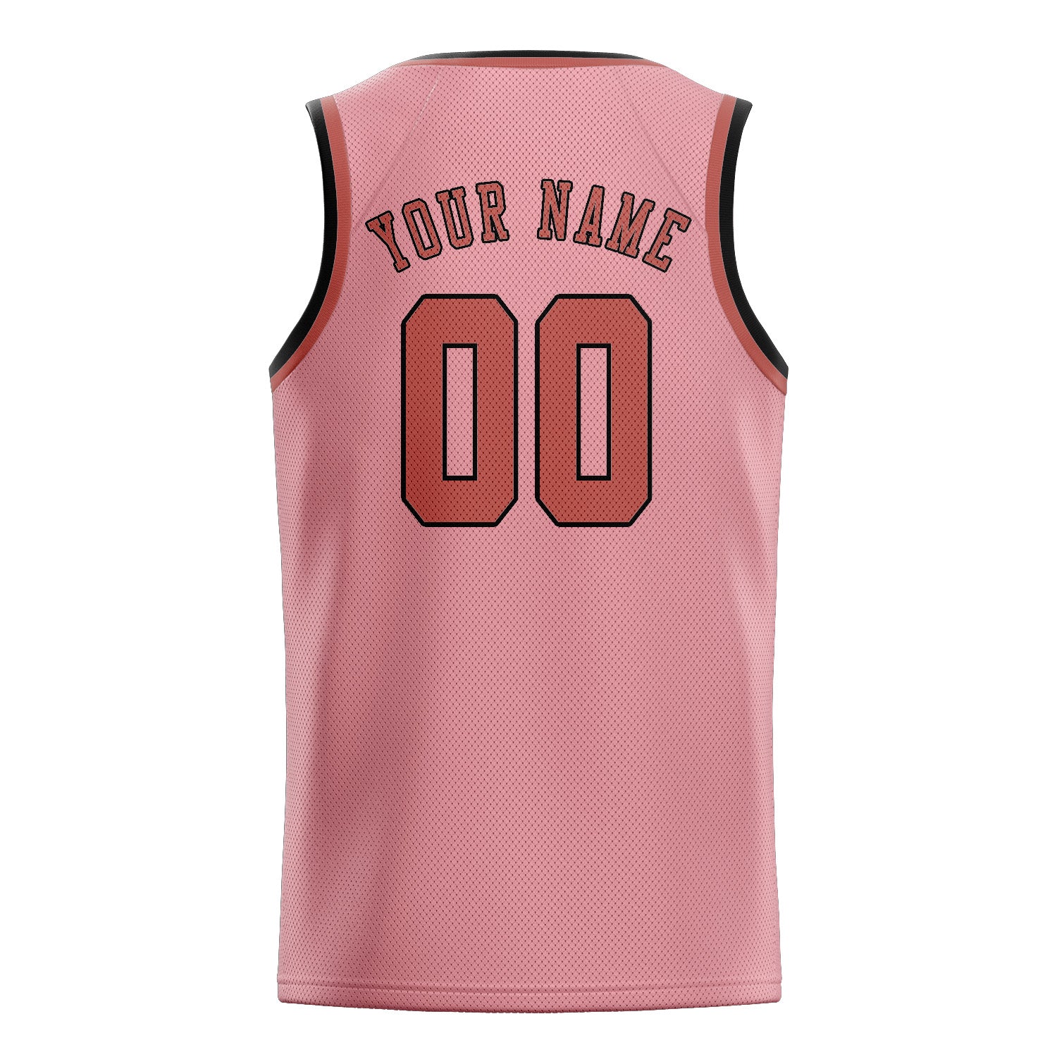 Benutzerdefiniertes Professionelles Rosa Kupferrose Basketballtrikot
